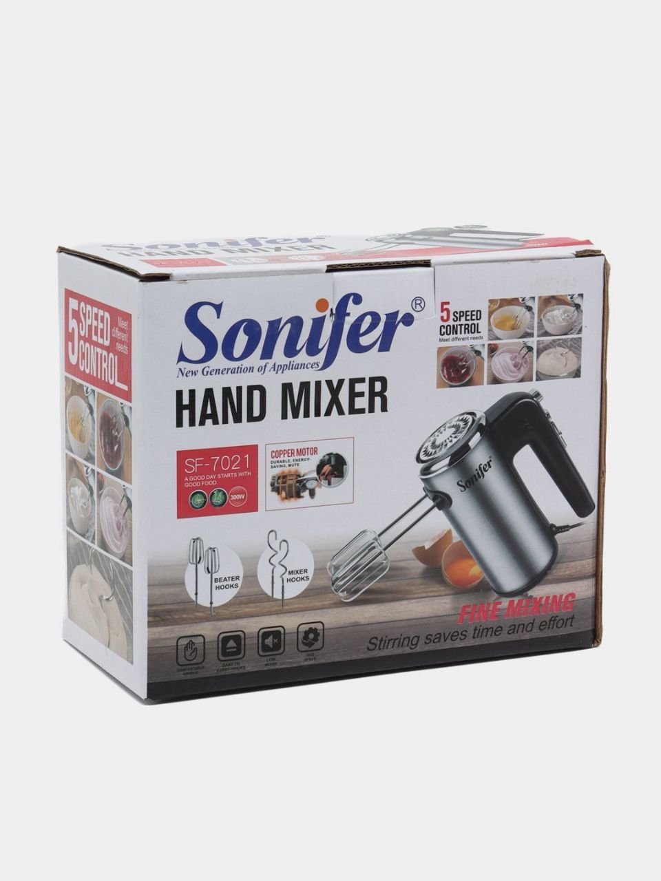 Миксер ручной Sonifer SF-7021, 300 Вт
