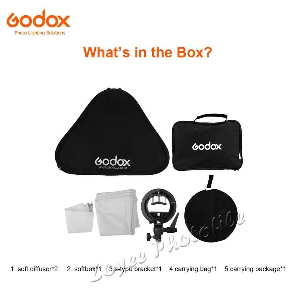 Godox Easy 40х40 и 80х80 для накамерных вспышек