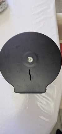 Диспенсер для туалетной бумаги (Джамбо) металлический черный