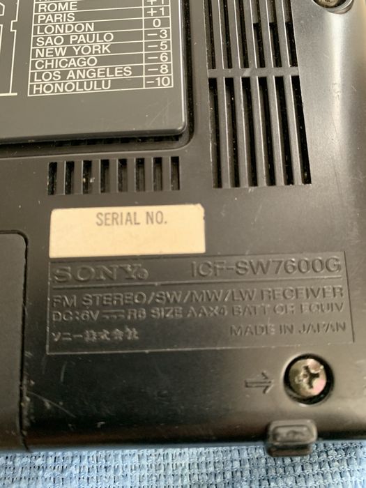 Радио SONY ICF-SW7600G