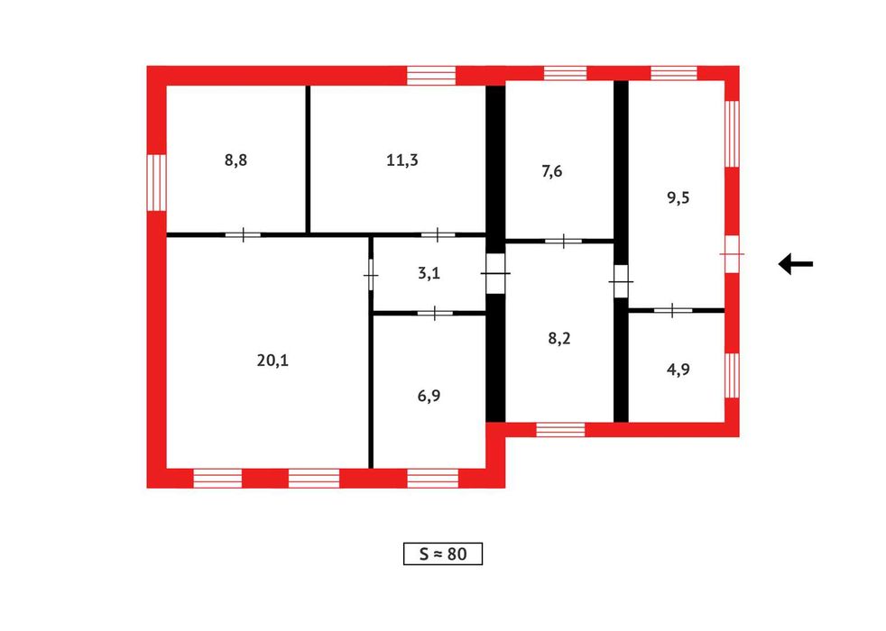 ПРОДАМ 4х комнатный дом на 9а мкр. Возле гимназии им.А.Букейхана/ Торг