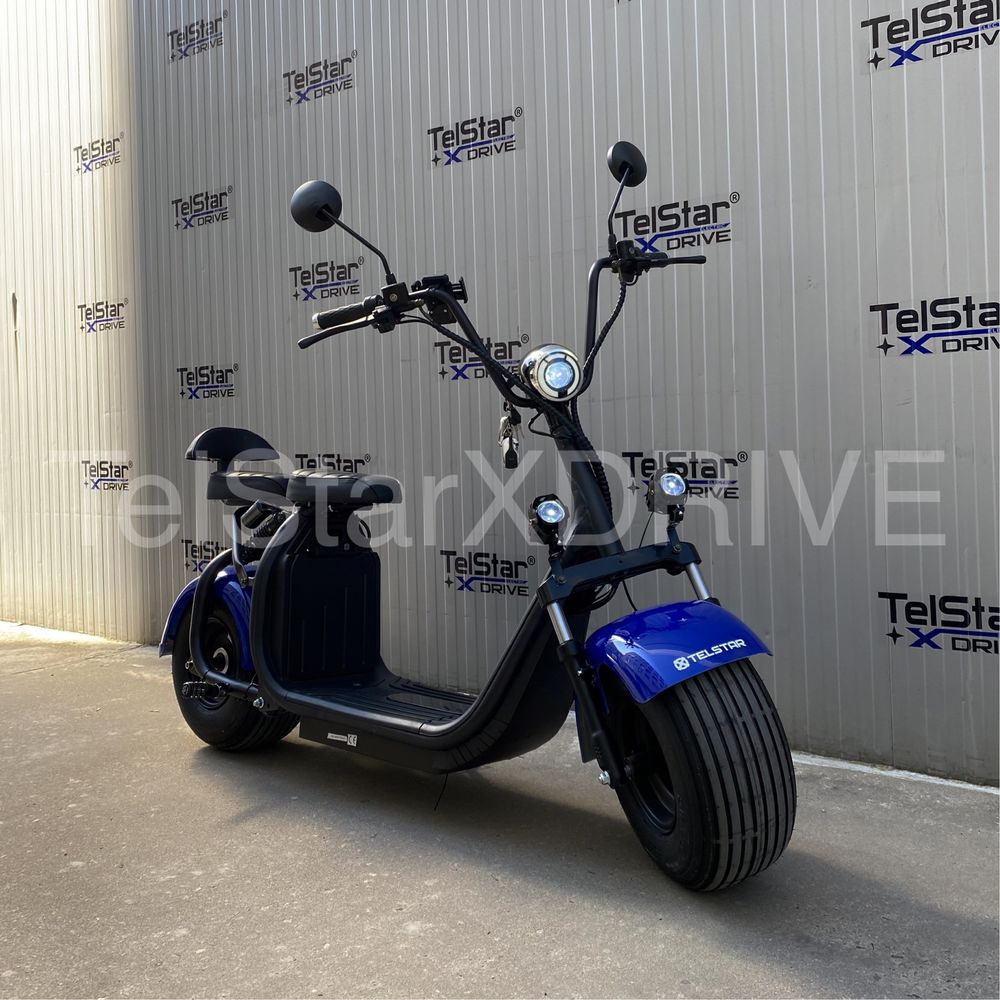 Електрически скутер BIG CITY HARLEY X7 ULTRA 1500W 60V 13Ah с LED