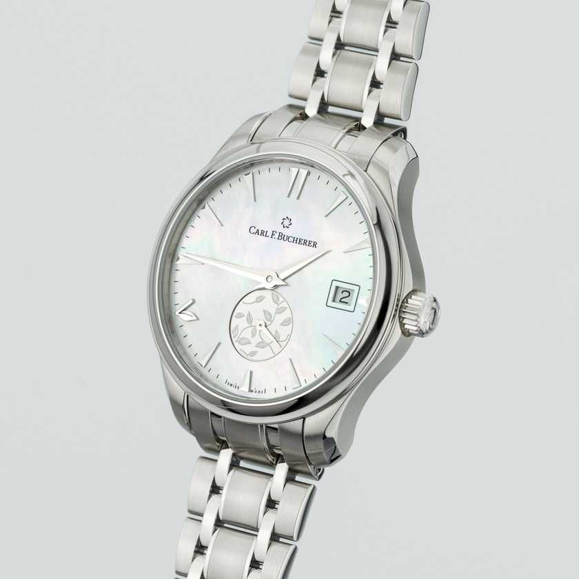 Carl F. Bucherer Manero AutoDate Love Mother of Pearl 35.5mm