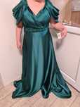 Rochie verde smarald 44-46