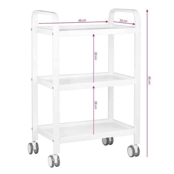 Количка за естетика AS-126765 - 49 х 33 х 85 см