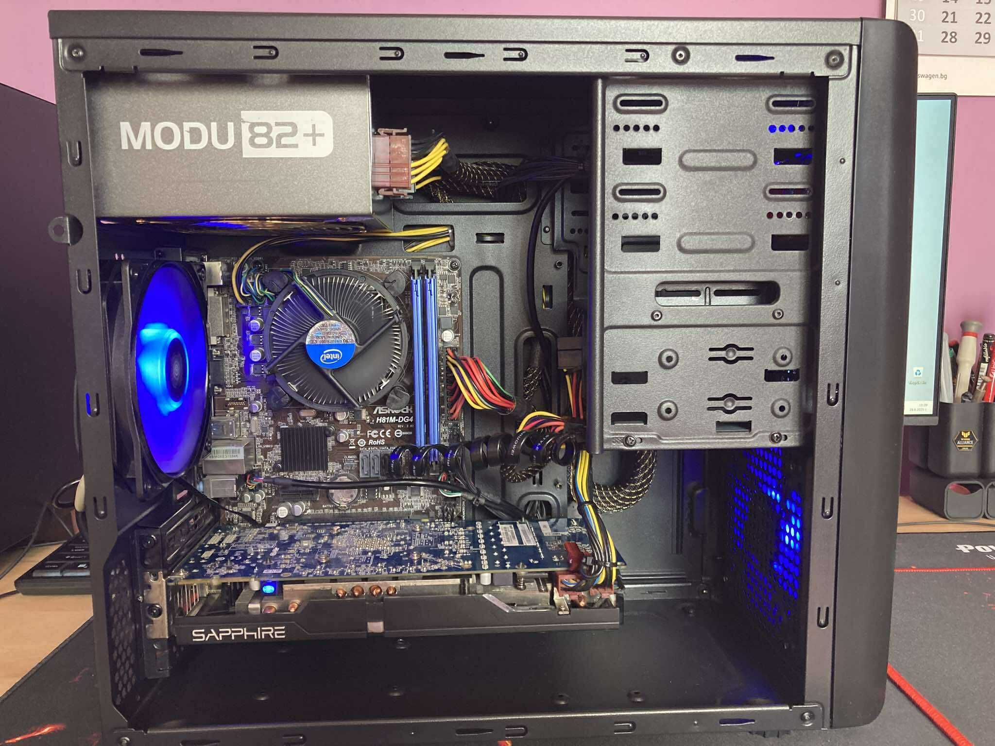Геймърски компютър INTEL CORE I5, AMD RADEON R9 280, 16GB, SSD, Win 11
