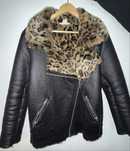 Geaca H&M cu blana animal print