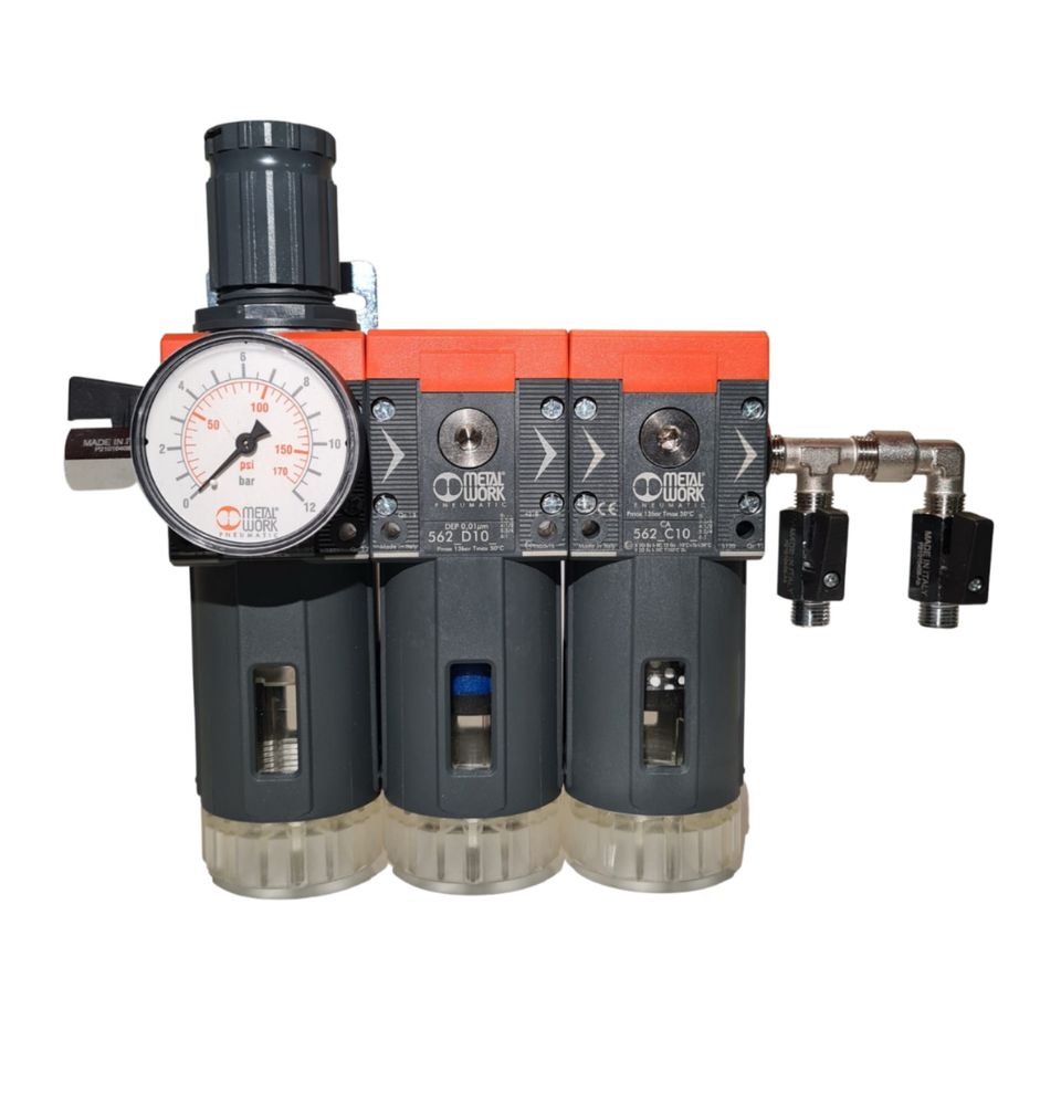 Regulator de presiune 0-16BAR cu manometru , filtru +2cuple