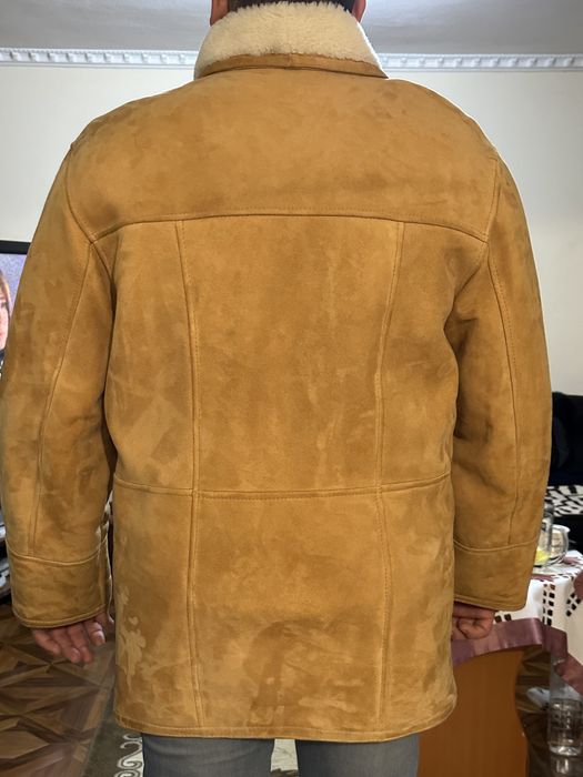 Cojoc piele catifelată shearling