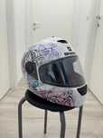 Casca SHARK D-Skwal Anyah White/Black/Violet Marimea XS