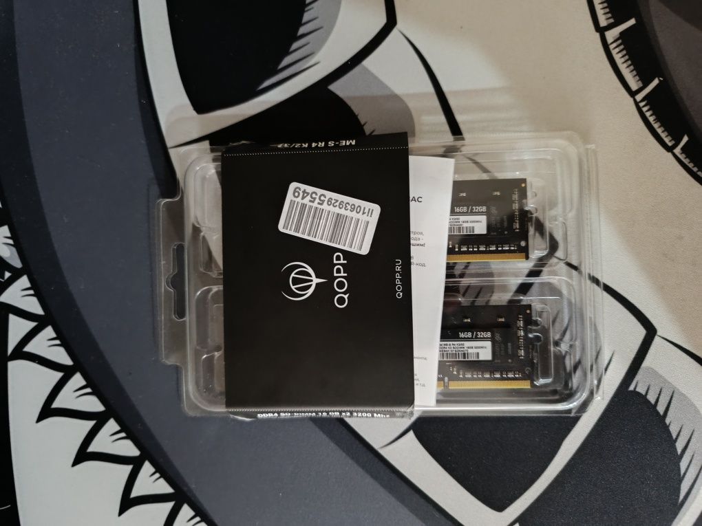 Оперативная память для ноутбука DDR4 3200 мгц 2x16 ГБ