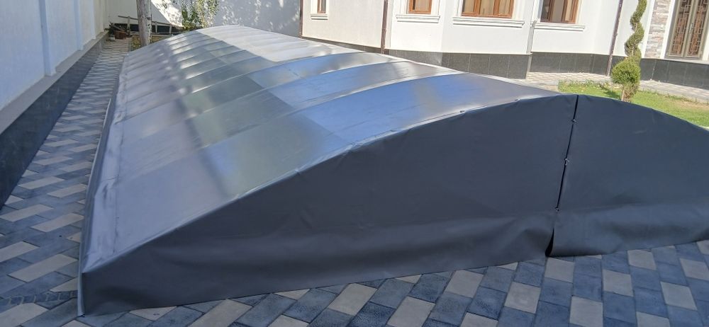 Капсула установка прозрачный салафан тент баннер бассейн банер