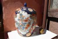 Vaza / Ginger Jar portelan colectie CHINA - Lotus si Flori