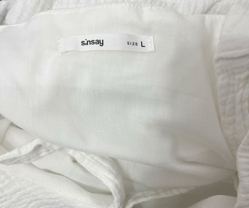 Rochie albă Sinsay, mărimea L (se potrivește și la M), ca nouă