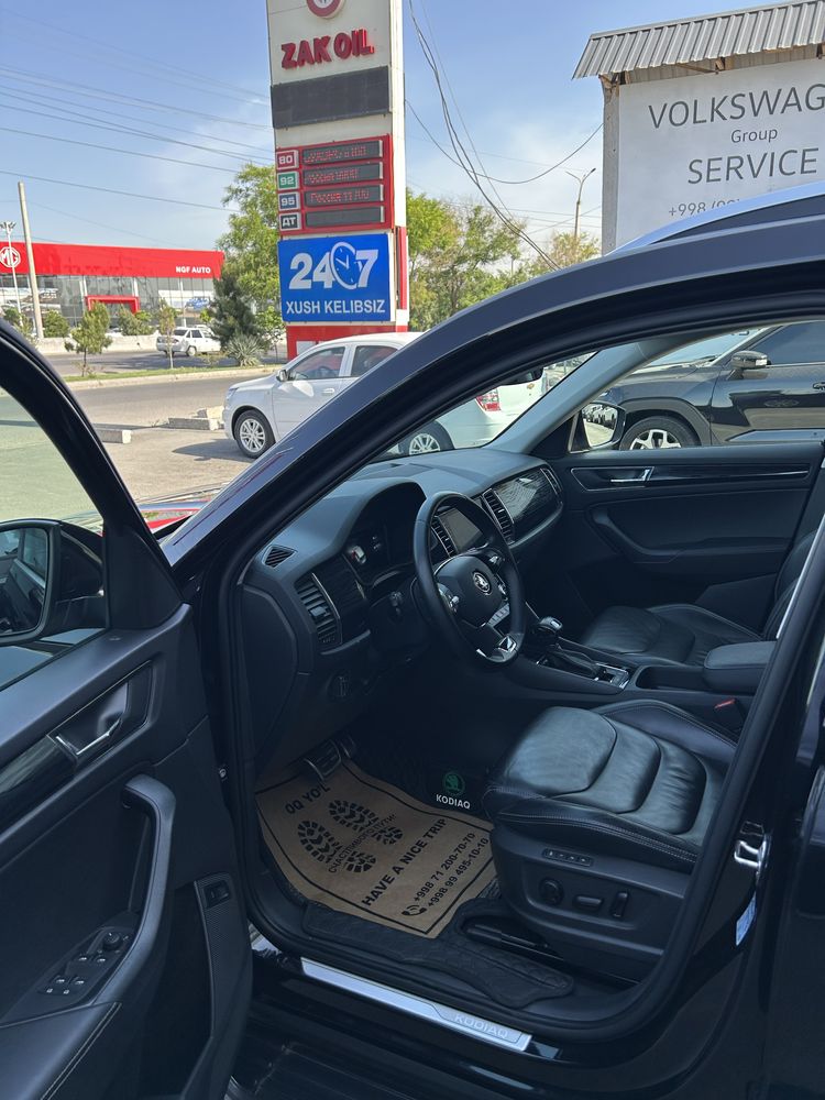 Skodan Kodiaq 2021 qora Шкода Кодиак 2021 черный