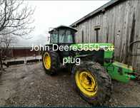 Tractor John Deere 3650 si plug 4 brazde reverisbil...pret la cerere!!