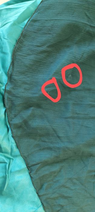 Rochiță lunga , superbă ,verde închis ,tip sirena , măsura XS/S măsura