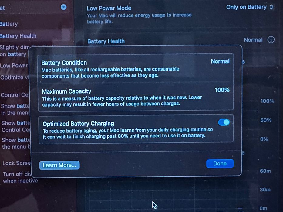 Бартер! 100% Батерия, Macbook M3 Air 15” 16gb/512ssd, Midnight Blue