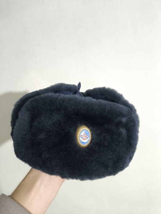 Шапка ушанка для военной кафедры