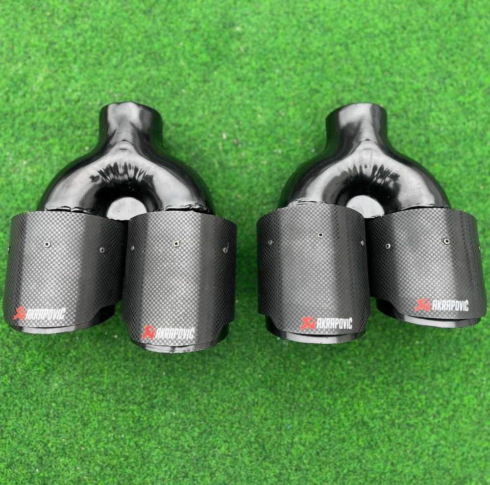 Накрайници M Performance и Akrapovic 90mm