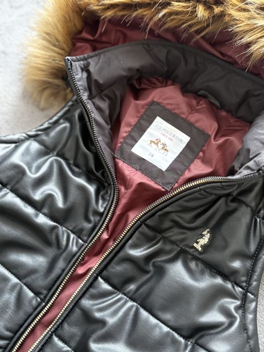 Дамски кожен елек U.S. POLO ASSSN. 34 XS-S