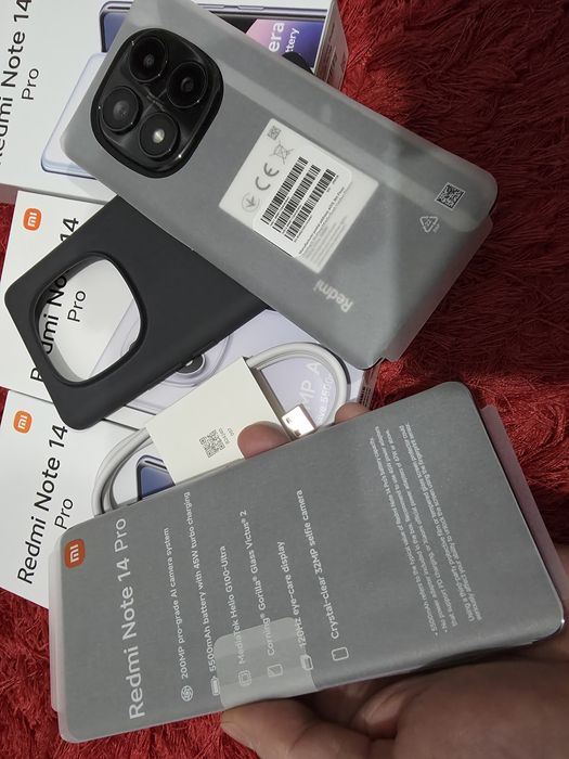 -Xiaomi Redmi Note14 Pro, Nou, Nefolosit, 256Gb, 8Ram, 0 cicluri incar