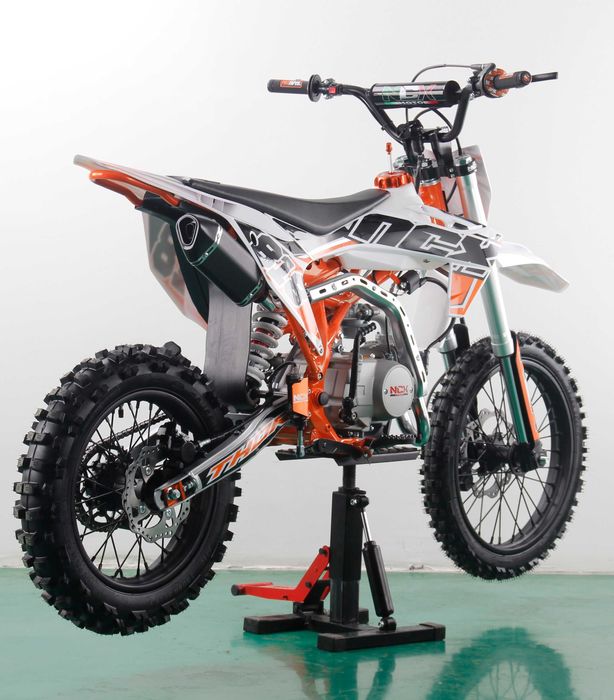 Motocicleta cross Thor Evolution 17/14 125cc 4T benzina alb/portocaliu
