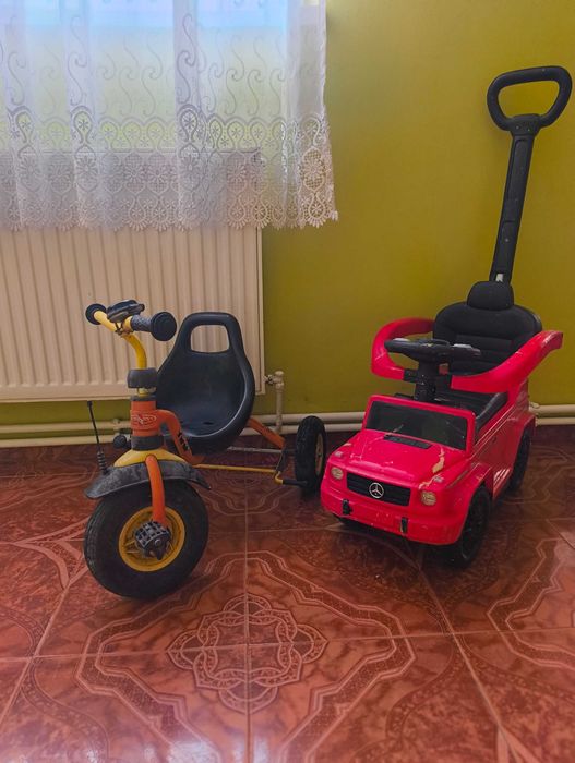 Mașinuță de împins Mercedes tricicleta copii