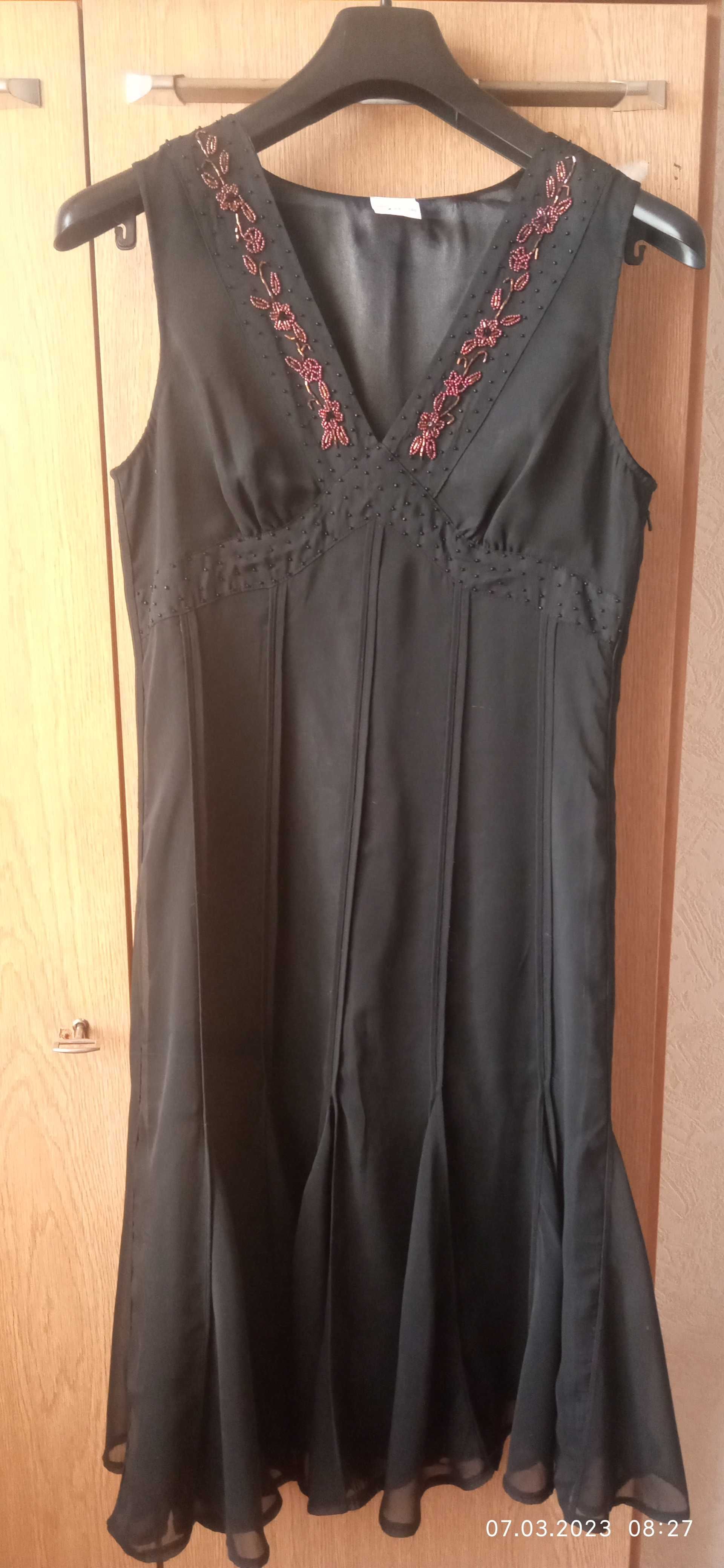 НОВА немска бална рокля черна миди, р. 38,супер евтино!