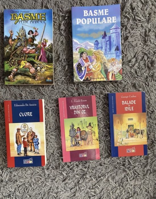 Vand lot carti peste 20bucati basme/poezii/povesti/balade/etc