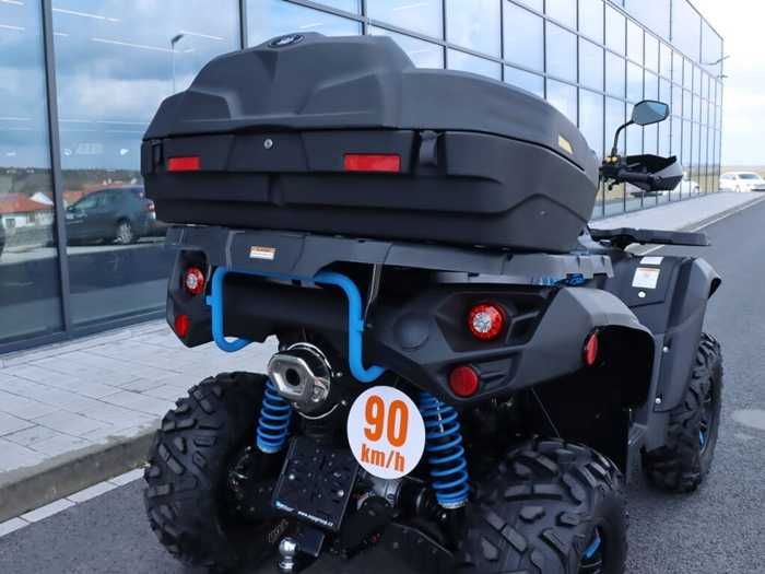 Cutie ATV, cu scaun+spatar+manere pasager, 75 L, Shark