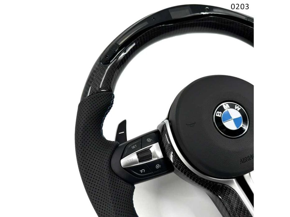 Volan cu display BMW seria F 1 2 3 4 X1 X2 X3 X4 X5 X6 carbon M sport