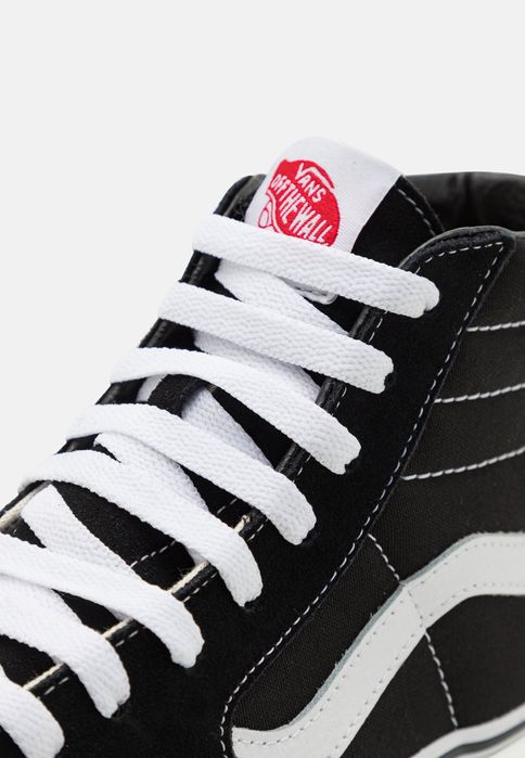 Оригинал Кроссовки Vans Sk8 hi черного цвета на заказ