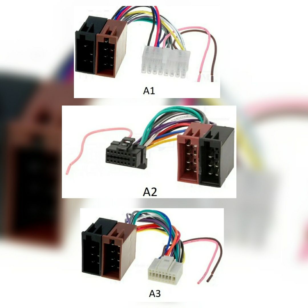 Adaptor Mufa Conector Radio CD Auto EURO la ISO ALPINE