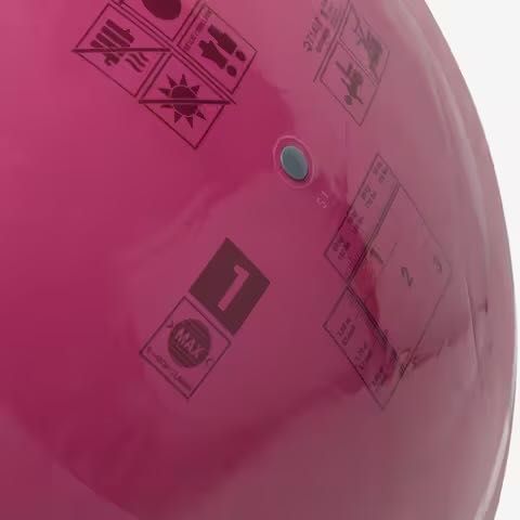 Minge Fitness marimea 1 / L (55 cm) Roz cu pompa de picior