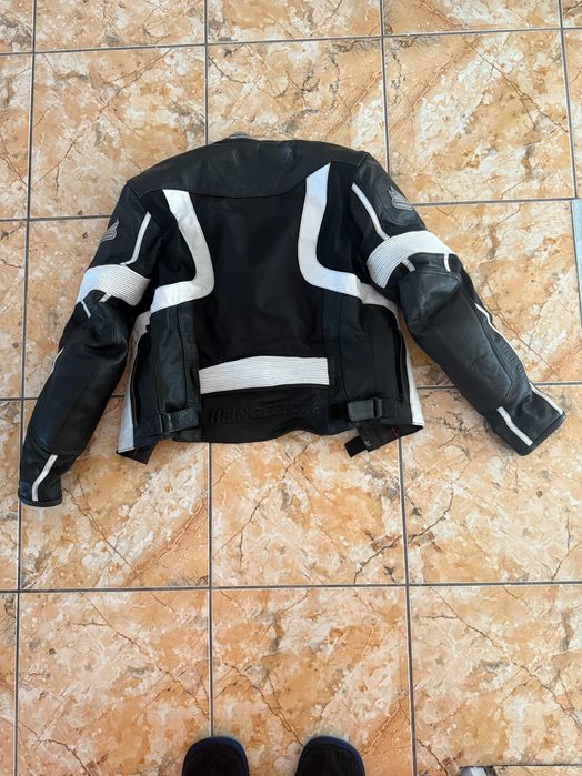 Geacă Moto Damă S (36) Piele+Textil, cu protecții HeinGericke