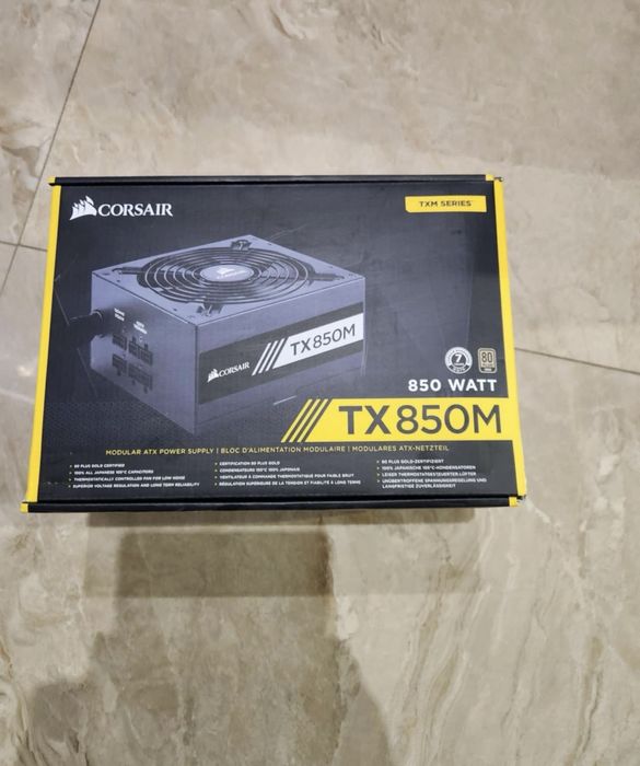 Corsair TX850M, Gold, 850W.  ГАРАНЦЯ