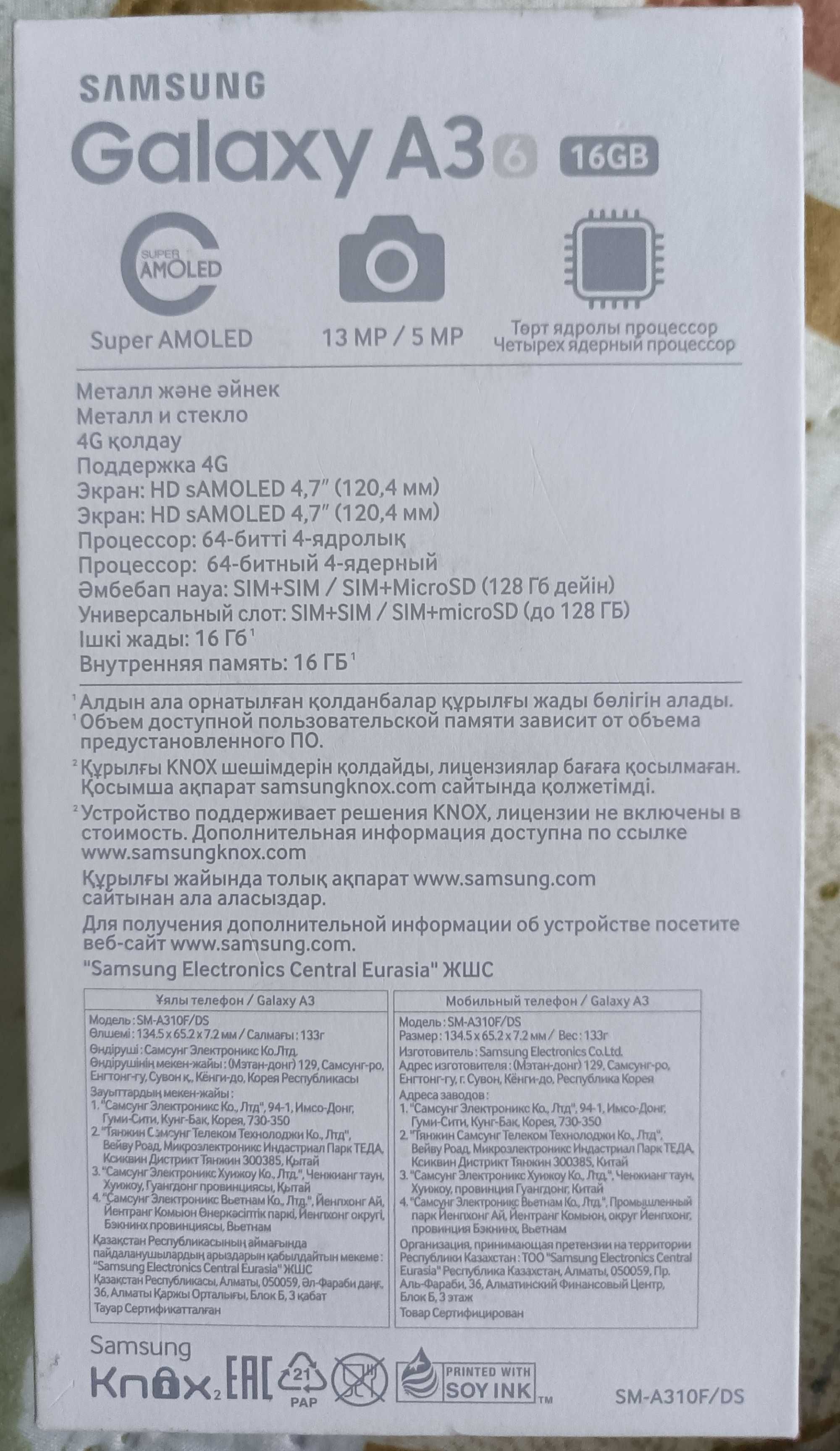 Samsung     A3     310