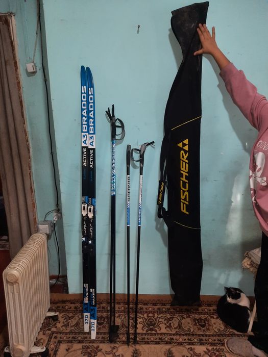 Лыжный комплект.170 см.