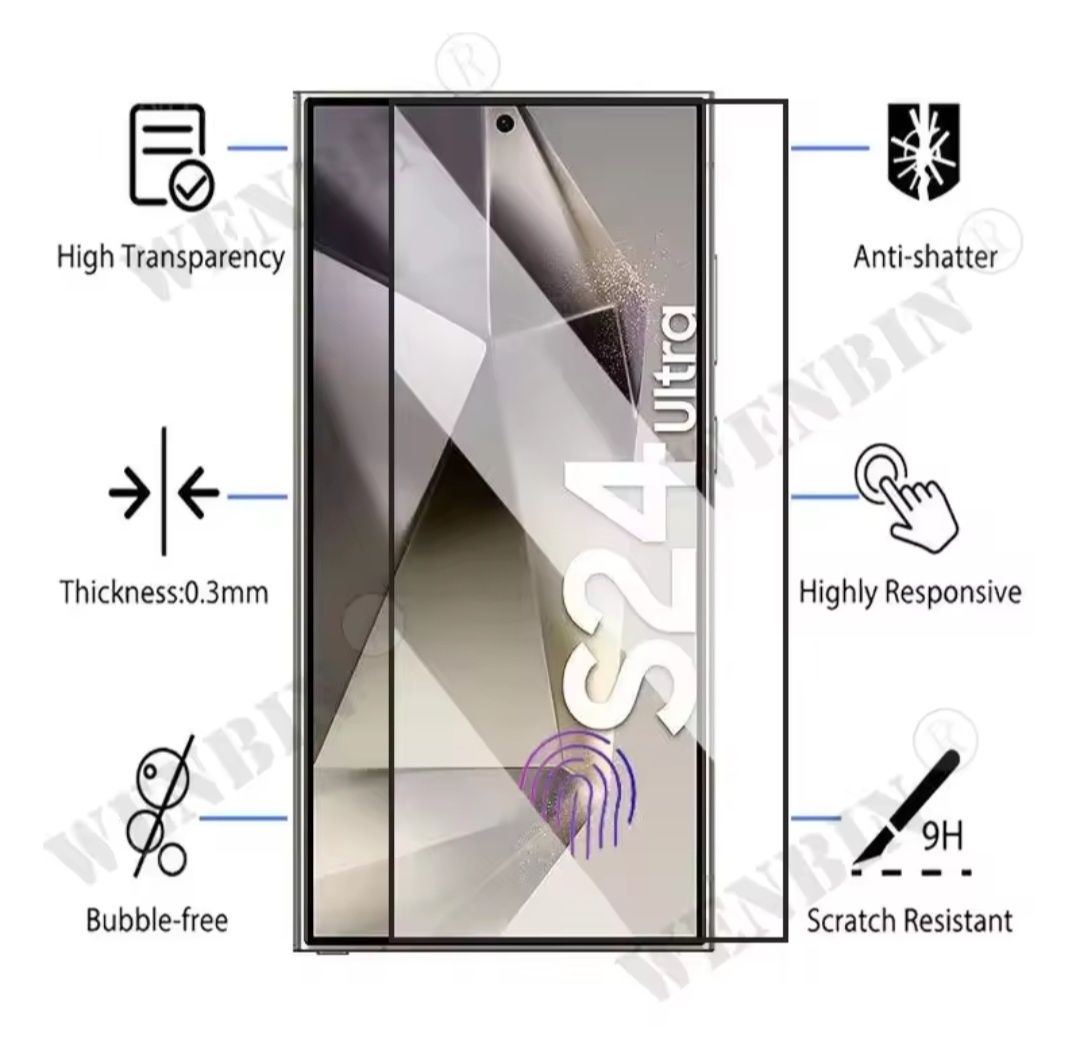 кабел 4К HDMI to Usb-C и протектор за Samsung Galaxy S22 S23 S24 ultra