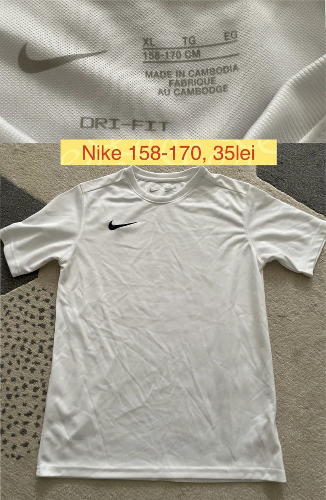 Ghete Nike galbene nr.36 fotbal, jambiere, tricou Adidas fotbal