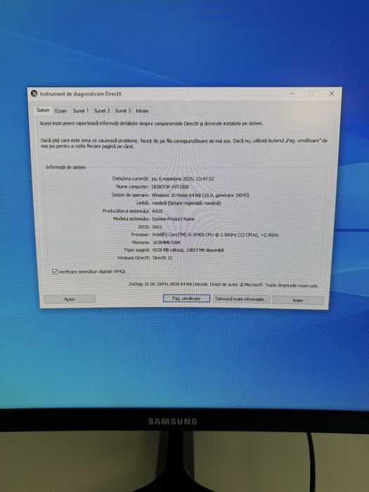 Vand PC GAMING Complet i510400 16GB RAM GeForce GTX1650