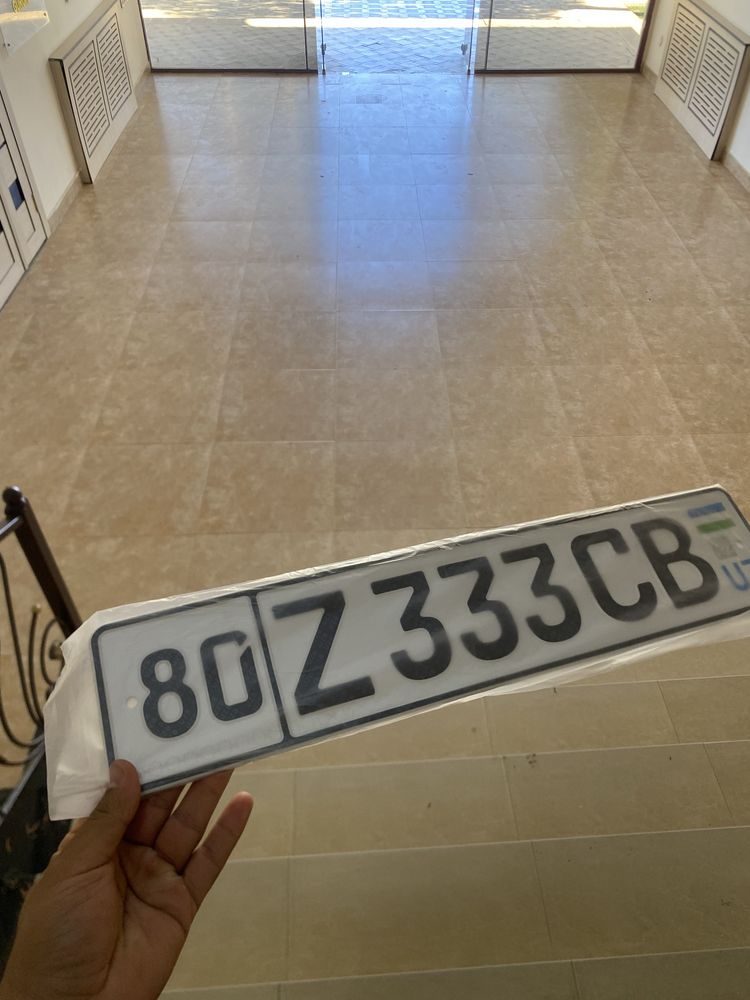 Avtoraqam va tanirofka ruxsarnoma arzon narxda