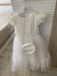 Продам белоснежное платье