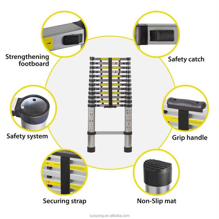 телескопическая лестница  Suoyang 150 кг