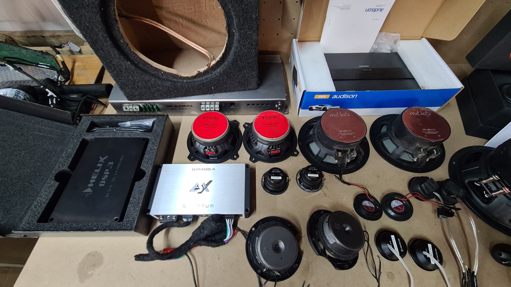 Vand helix gladen audison esx dls focal