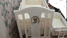 Детская шикарная кроватка с люлькой