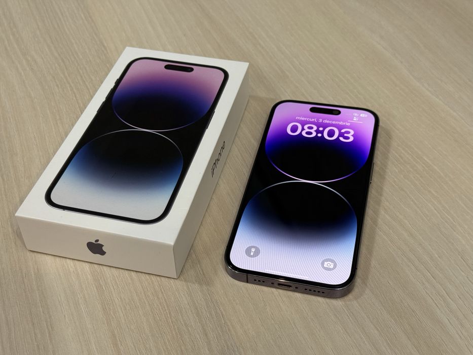 iPhone 14 Pro ,baterie 100% ,neverlocked , 128 GB