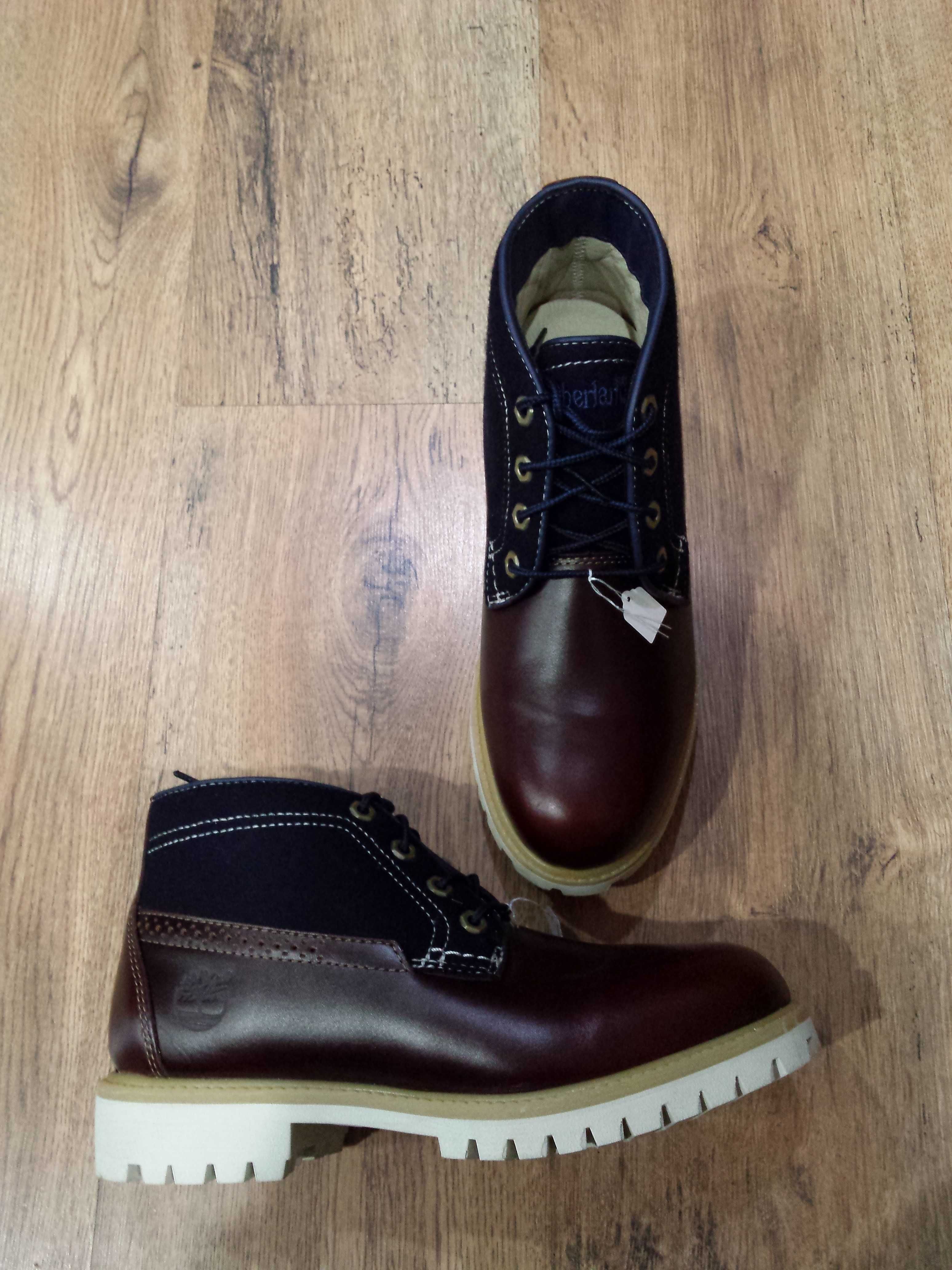 Bocanci TIMBERLAND originali noi piele+lana Hainsworth premium 40