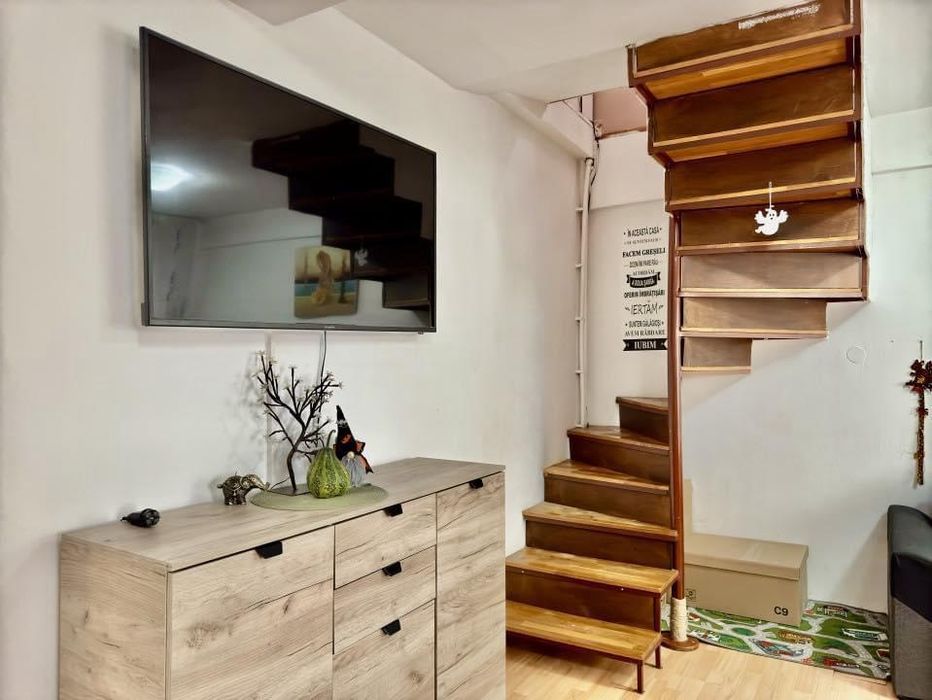 De inchiriat mansardă spațioasă complet utilată – Rahovei, Sibiu